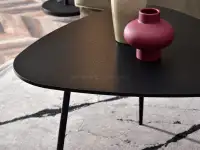 Elegancki stolik kawowy ROSIN XL CZARNY - imiacja słoji
