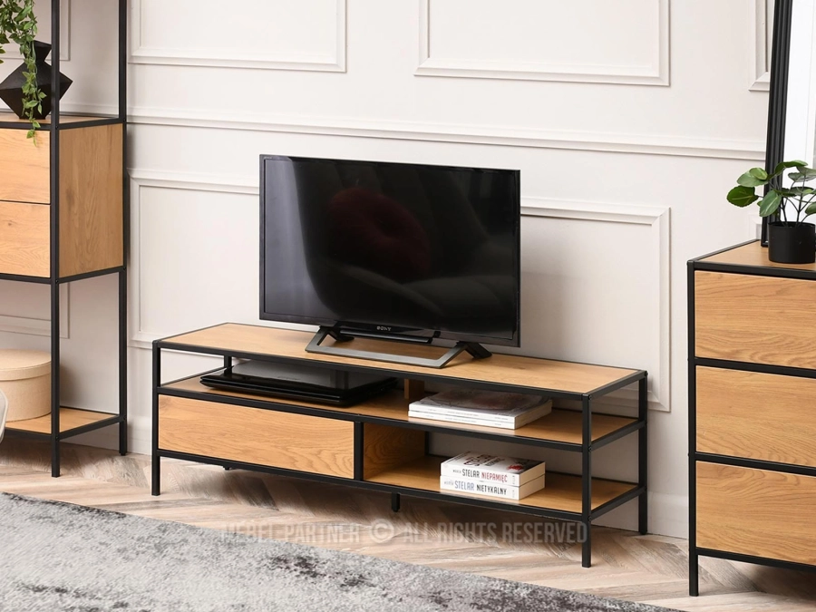 Szafka pod telewizor na nóżkach - zachwyca designem i funkcjonalnością