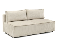 Sofa nubio beż tkanina, podstawa czarny