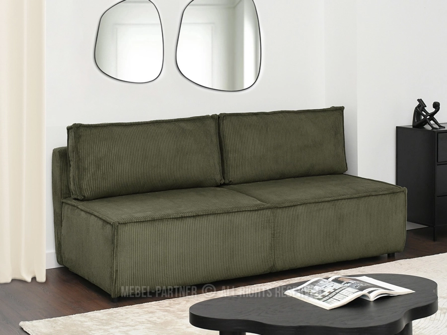 Zielona sofa sztruksowa – nowoczesny akcent w Twoim salonie