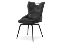Produkt: Krzesło rachel czarny tkanina, podstawa czarny