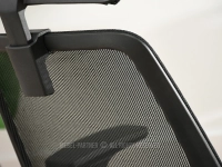 Fotel biurowy ergonomiczny tkanina mesh LARGO CZARNY - tkanina mesh