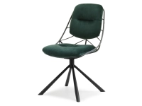 Produkt: Krzesło boston zielony welur, podstawa czarny